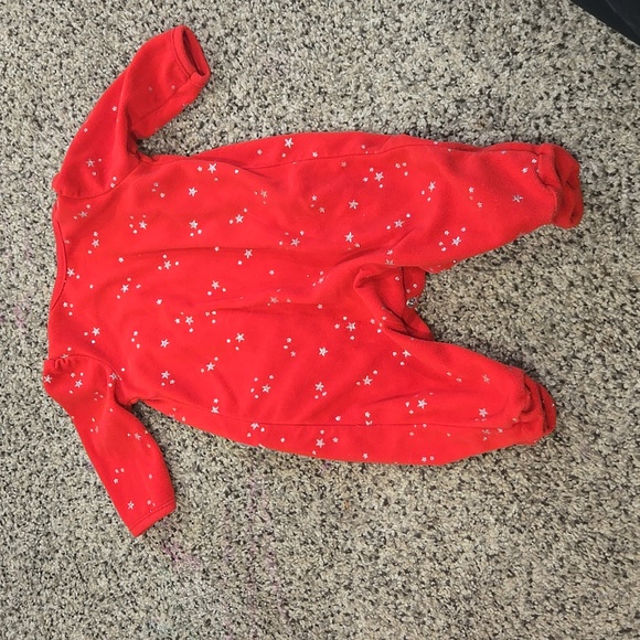 Red Penguin Baby One Piece - Picture 2 of 3